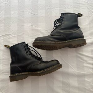 Dr. Martens Black Leather Boots